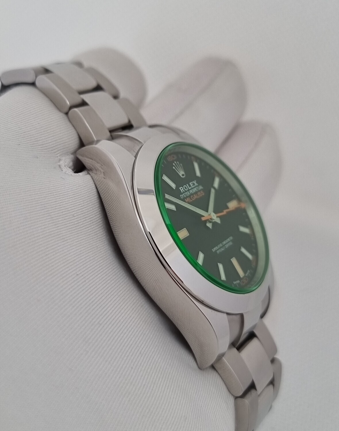 Rolex Milgauss 116400GV, 2022 Full Set, Excellent Condition, Discontinued Model