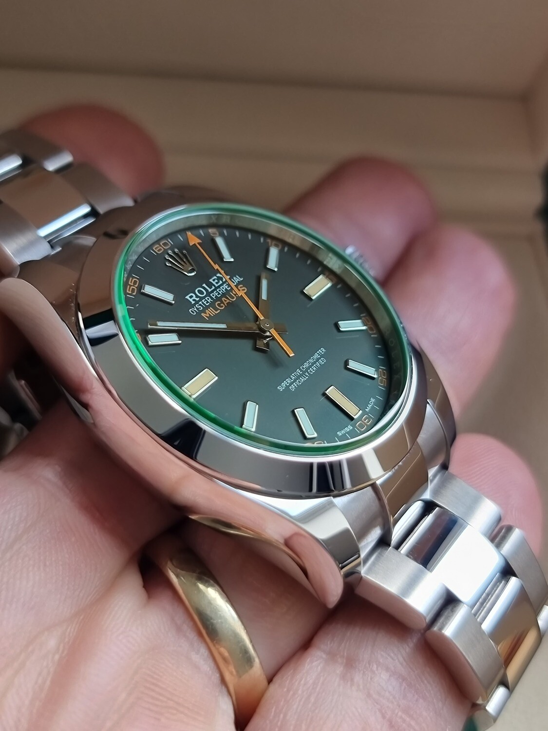 Rolex Milgauss 116400GV, 2022 Full Set, Excellent Condition, Discontinued Model