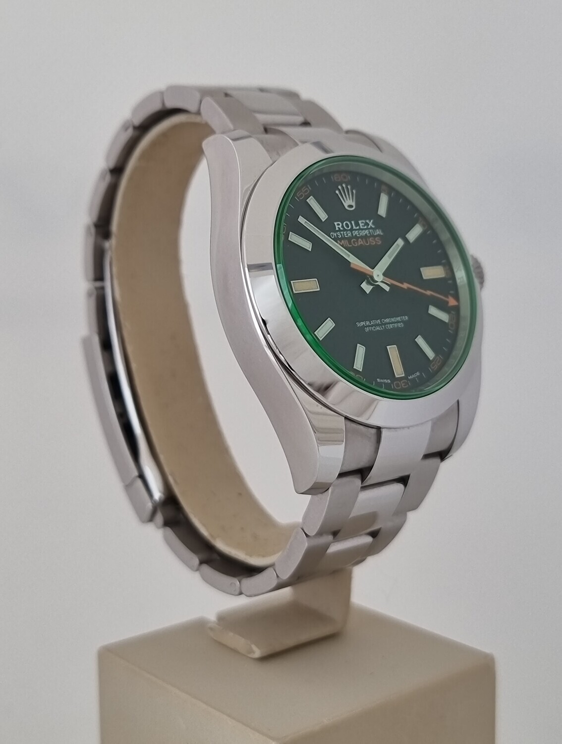 Rolex Milgauss 116400GV, 2022 Full Set, Excellent Condition, Discontinued Model