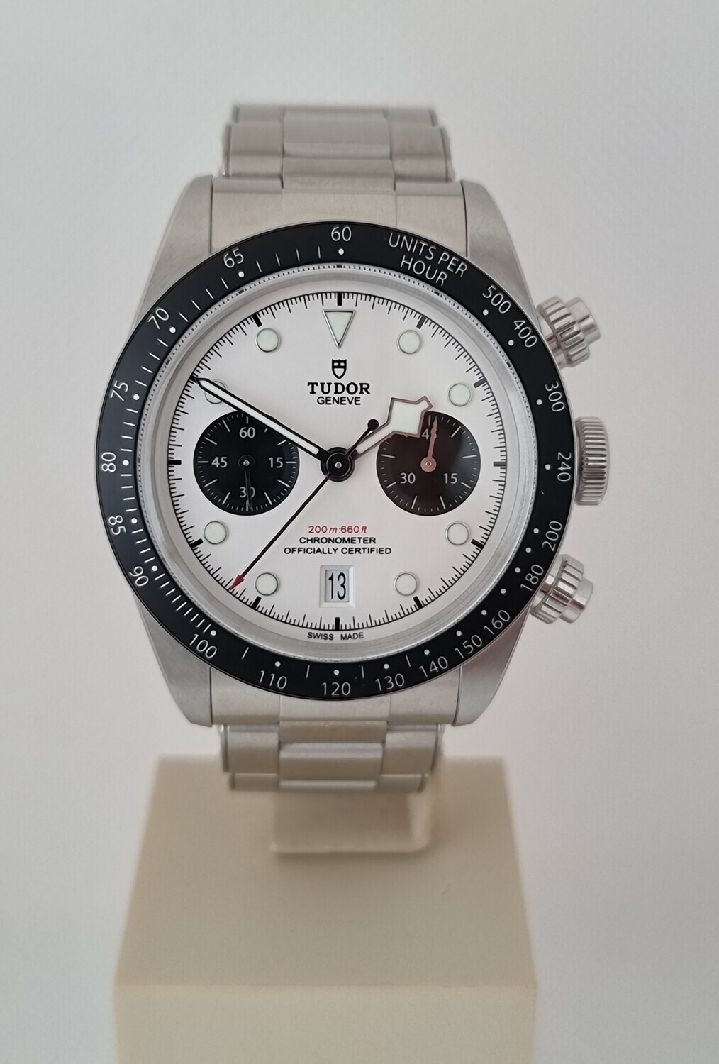 Tudor Black Bay Chrono 79360N, 2023 Panda Dial, Full Set, Exceptional Condition