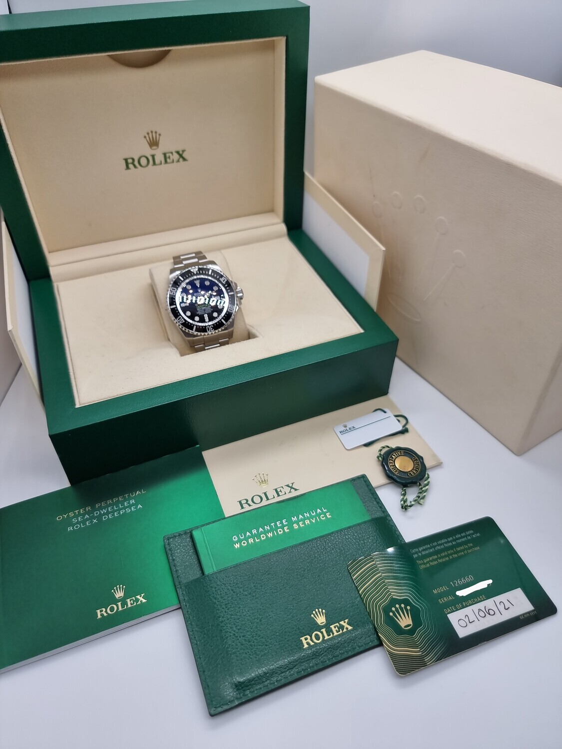 Rolex Sea-Dweller Deepsea, 126660 James Cameron, 2021 Full Set