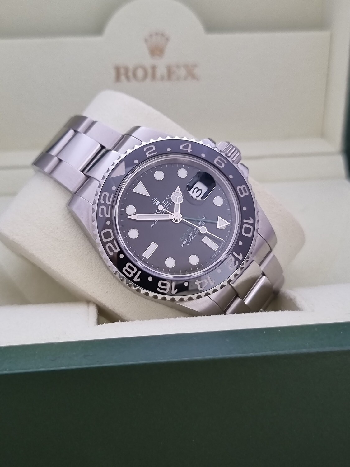 Rolex GMT Master II 116710LN, 2009 Collectors Set, 2023 Rolex Service