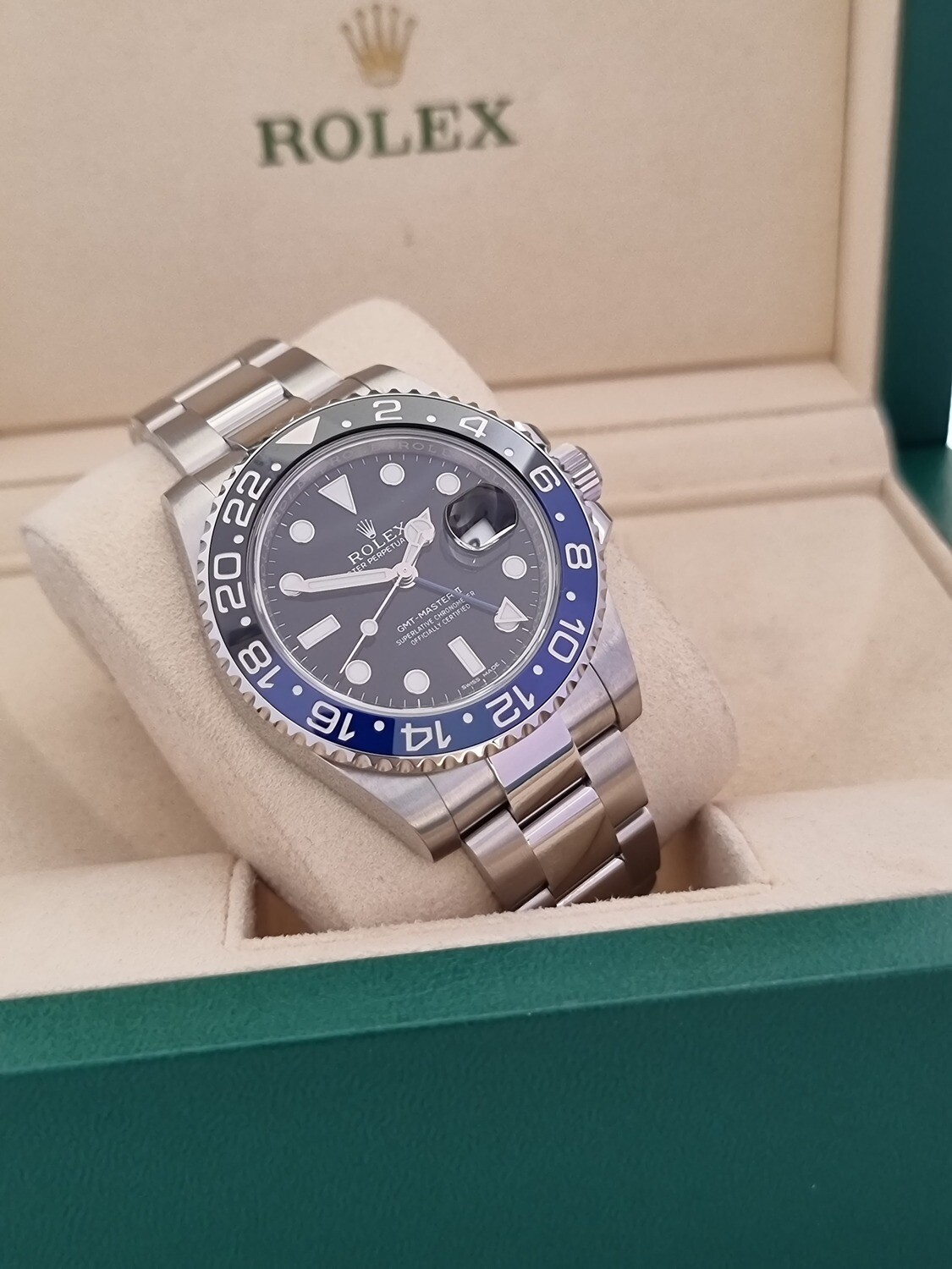 Rolex GMT Master II 116710BLNR &#39;BATMAN&#39; - 2016 Full Set