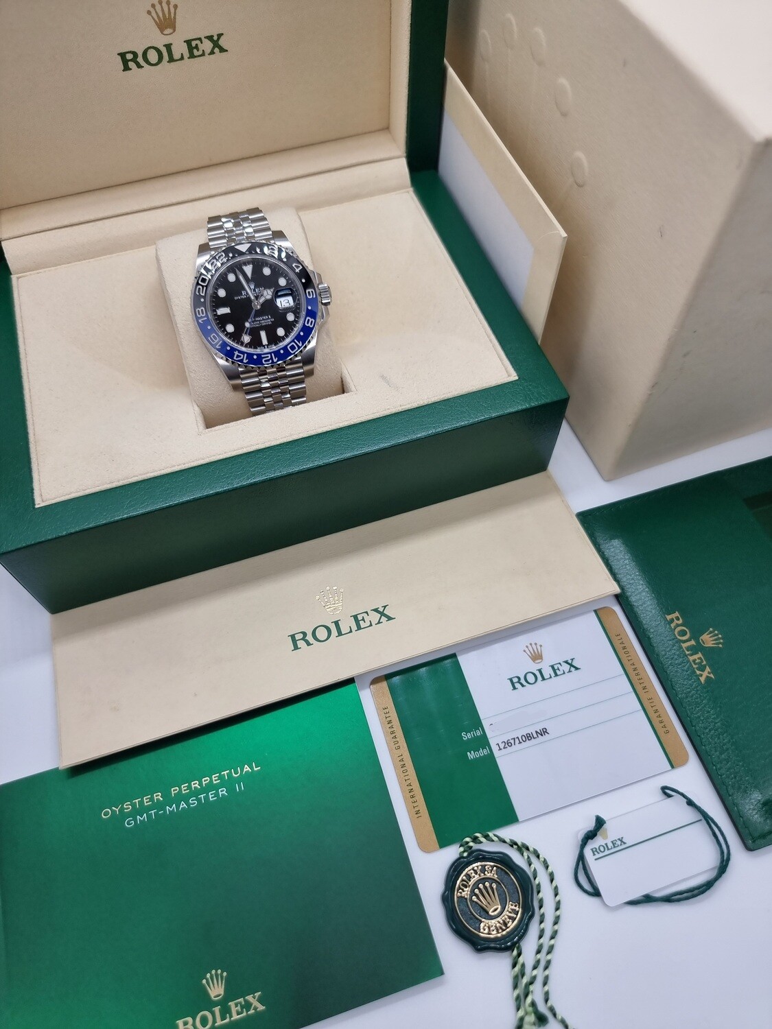 Rolex GMT Master II 126710BLNR &#39;Batgirl&#39; 2020 Full Set