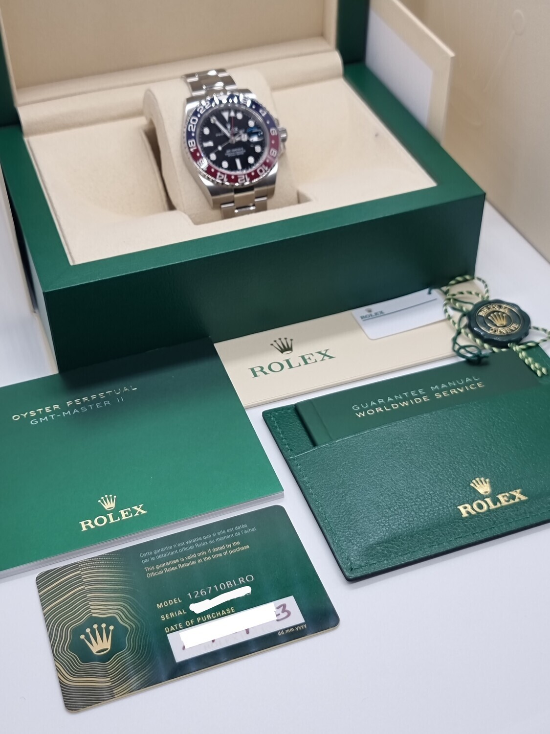Rolex GMT Master II 126710BLRO &#39;Pepsi&#39; 2023 - Full Set - Unworn Condition