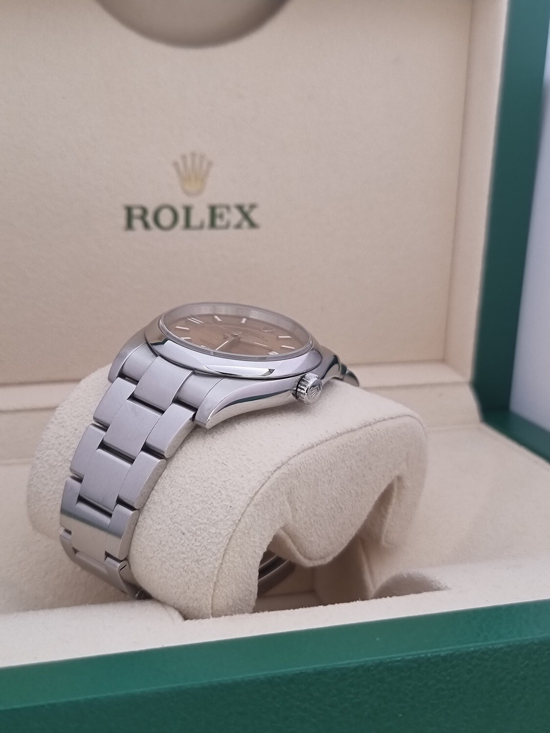 Rolex Oyster Perpetual 36mm 116000, White Grape Dial, 2016 Full Set