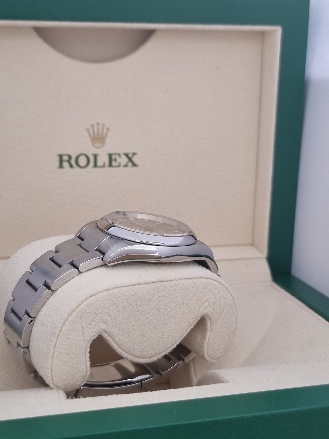 Rolex Oyster Perpetual 36mm 116000, White Grape Dial, 2016 Full Set