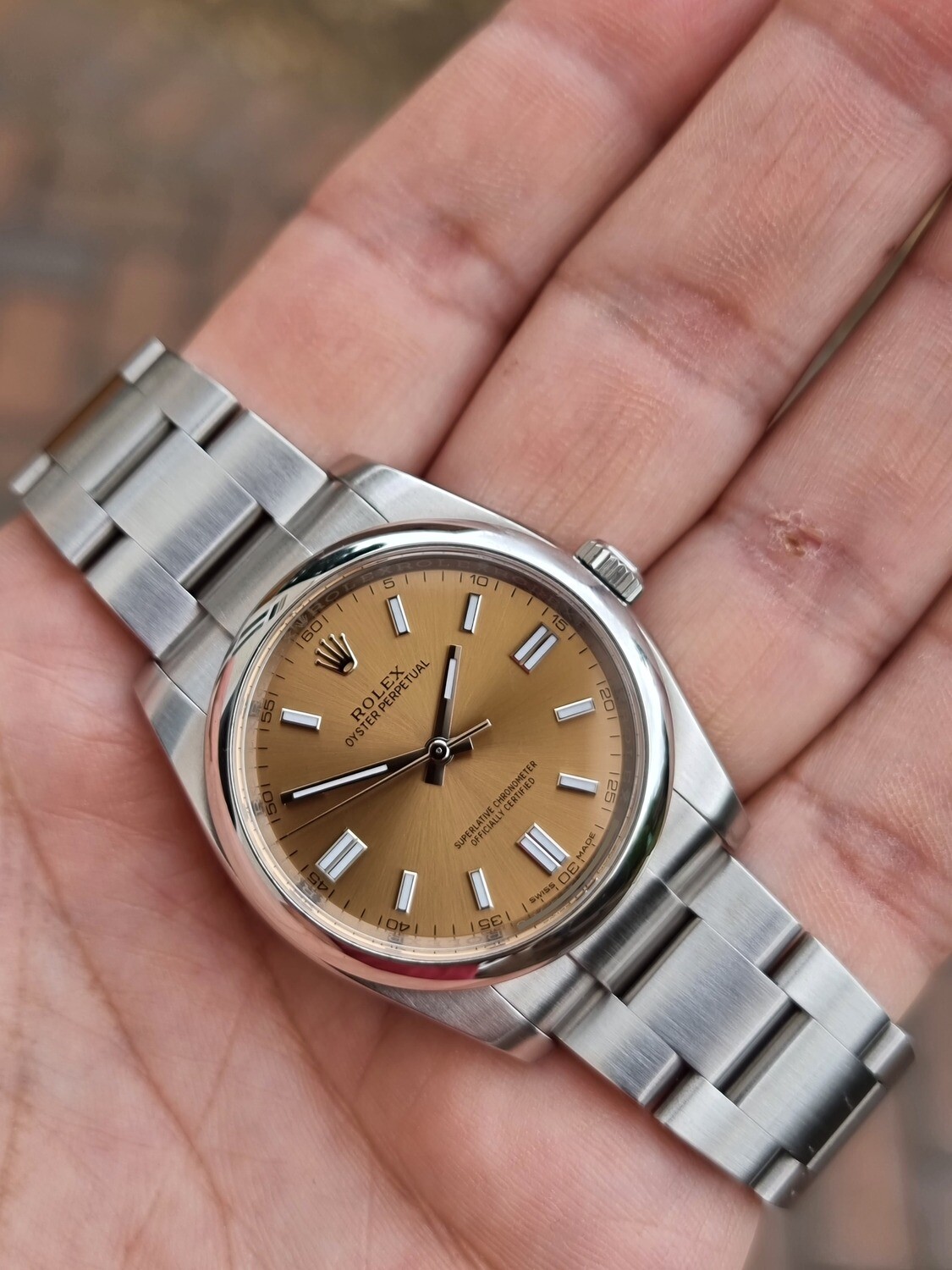 Rolex Oyster Perpetual 36mm 116000, White Grape Dial, 2016 Full Set