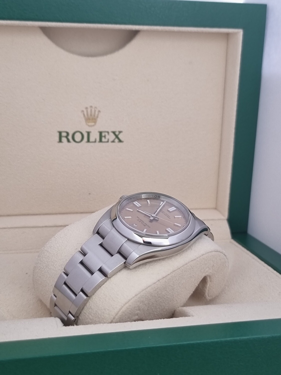 Rolex Oyster Perpetual 36mm 116000, White Grape Dial, 2016 Full Set