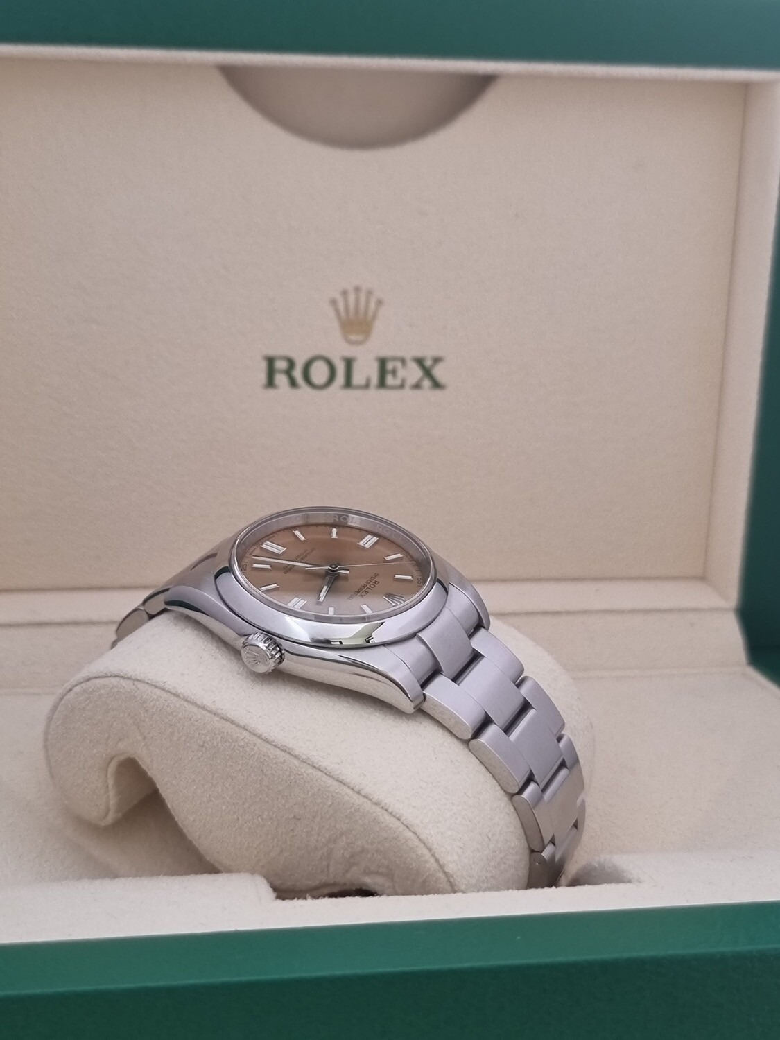 Rolex Oyster Perpetual 36mm 116000, White Grape Dial, 2016 Full Set