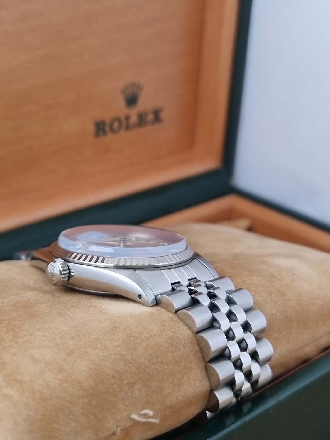 Rolex Datejust 16014 Box, Tags and Booklets, Rare Linen/Tapestry Dial