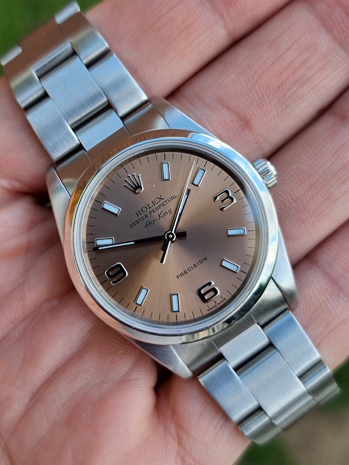 Rolex Airking 14000M, Full Set, circa 2005, Excellent condition