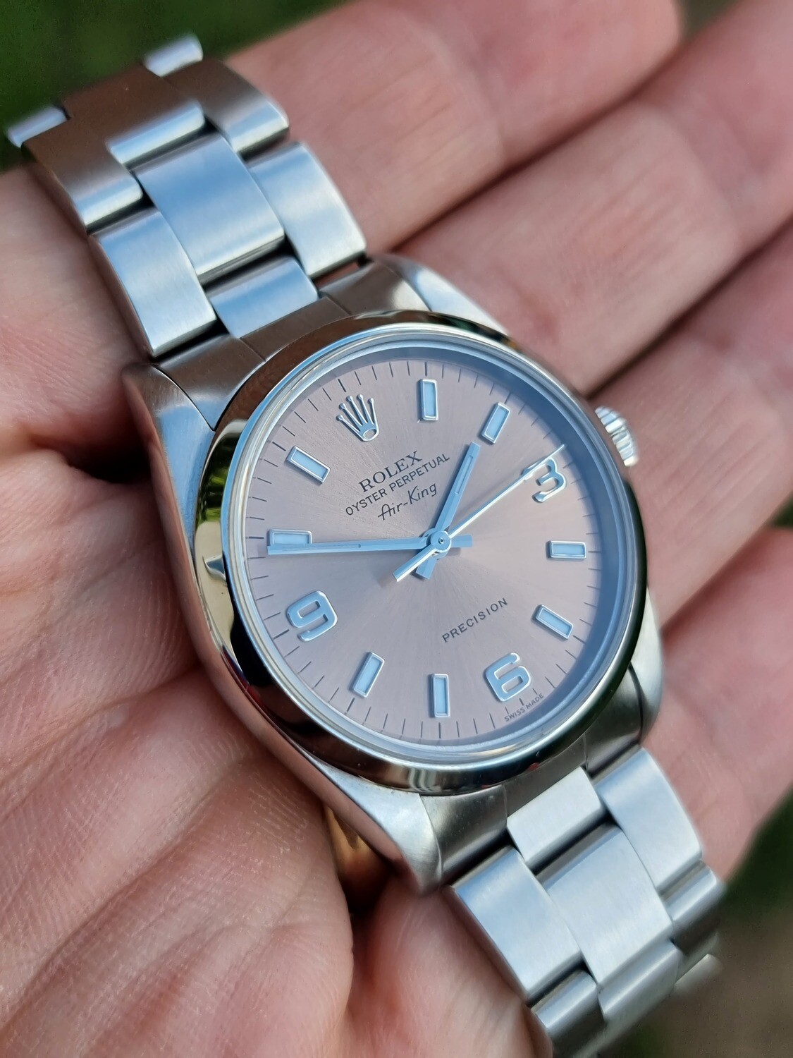 Rolex Airking 14000M, Full Set, circa 2005, Excellent condition
