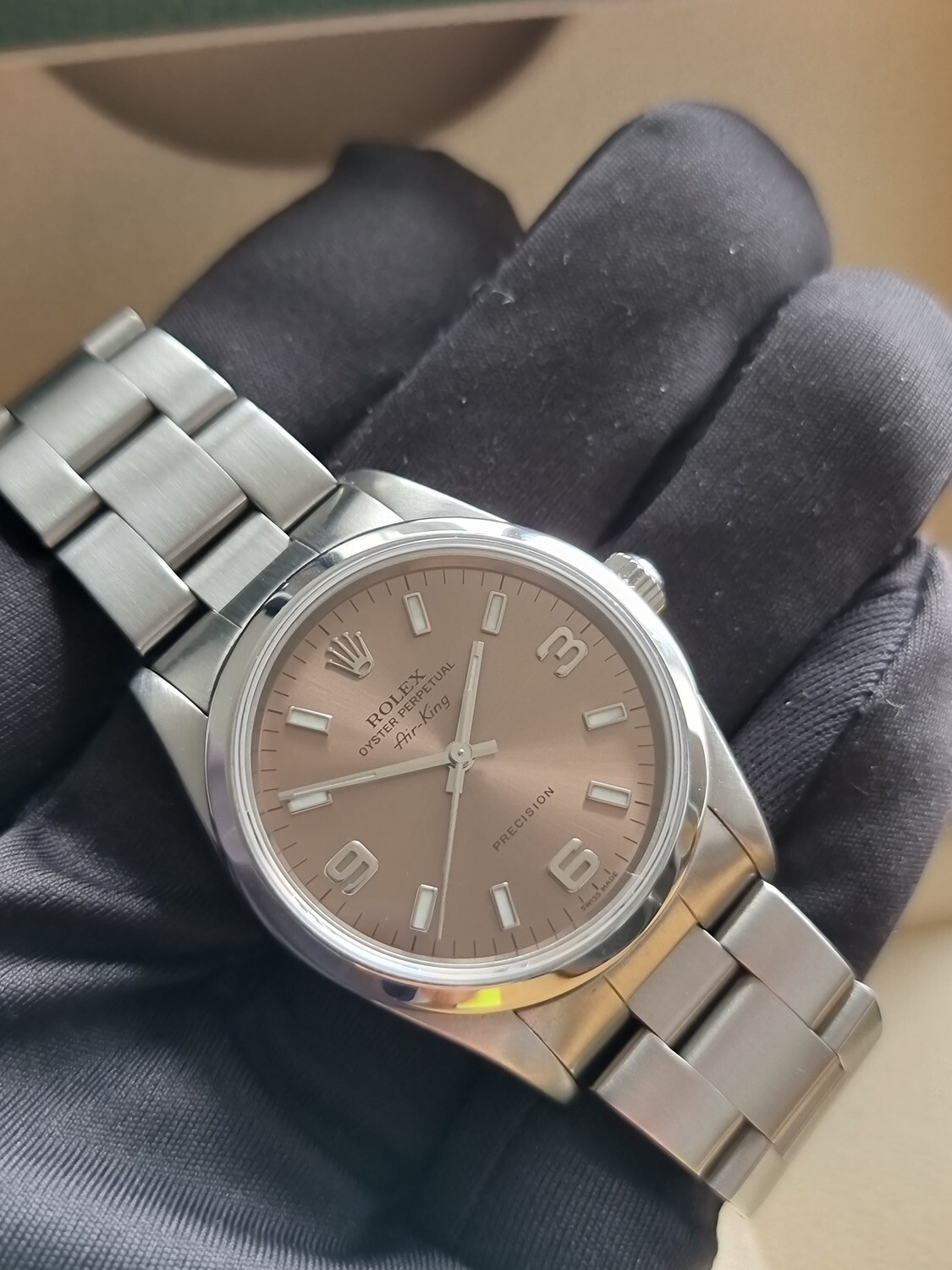 Rolex Airking 14000M, Full Set, circa 2005, Excellent condition
