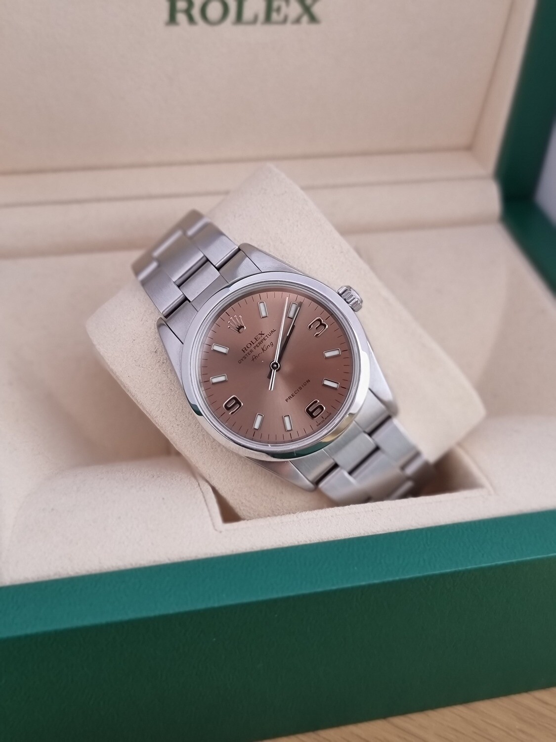 Rolex Airking 14000M, Full Set, circa 2005, Excellent condition