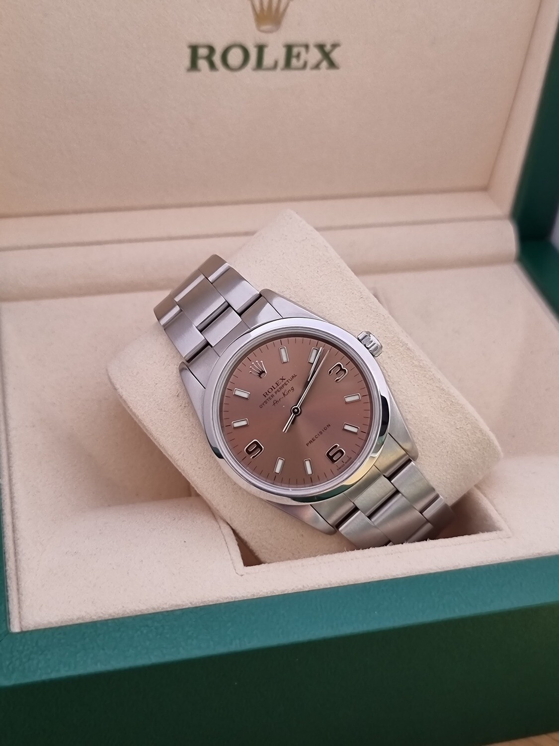 Rolex Airking 14000M, Full Set, circa 2005, Excellent condition