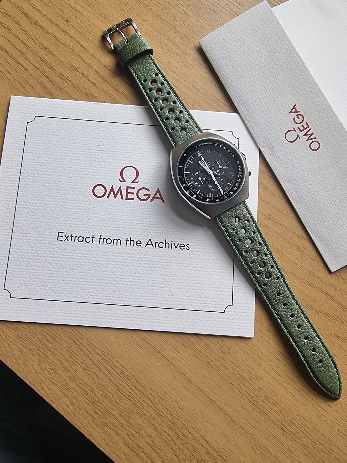 Omega Speedmaster Mark II 145.014 1970, with Omega Extract, Excellent Condition