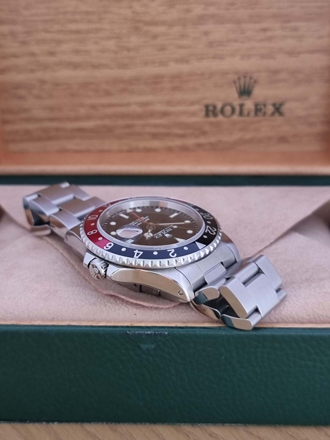 Rolex GMT Master II watch Ref 16710, Coke 1998 Full Set