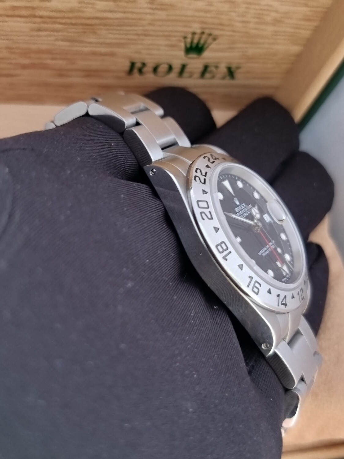 Rolex Explorer II 16570, Black Dial, Excellent Condition