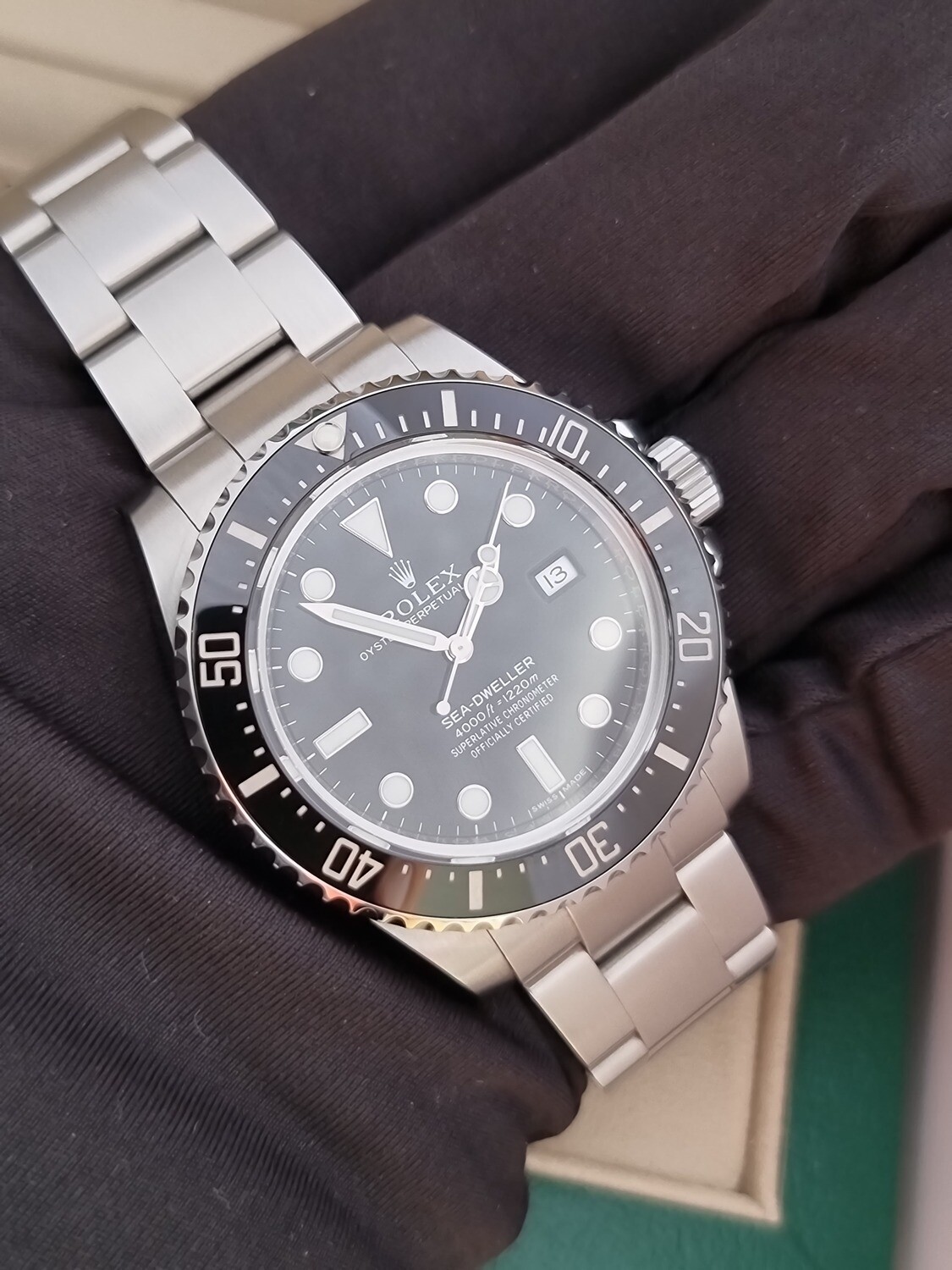 Rolex Sea-Dweller 116600 SD4K 4000 Model, 2016 Full Set, 2023 Rolex Service