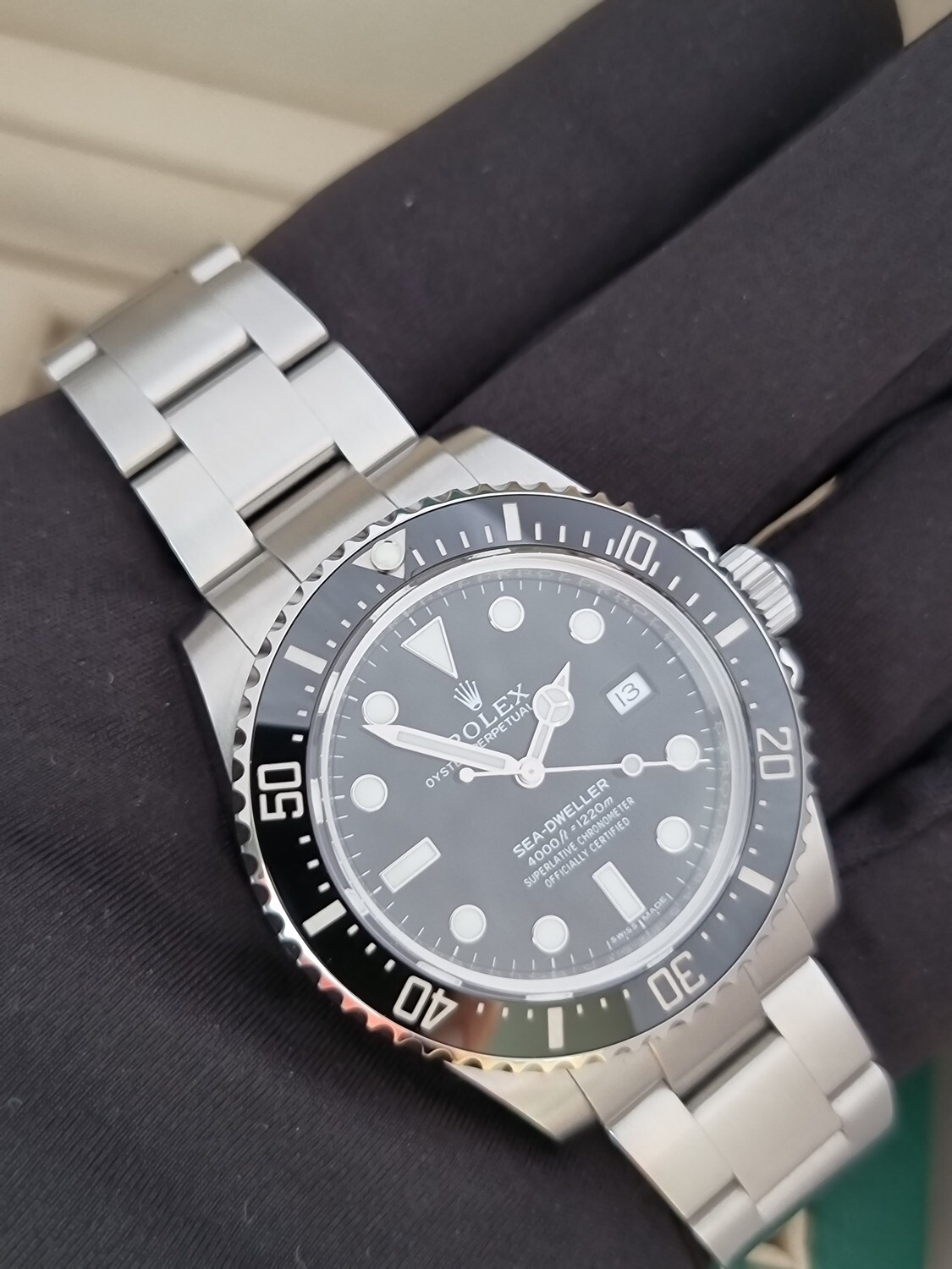 Rolex Sea-Dweller 116600 SD4K 4000 Model, 2016 Full Set, 2023 Rolex Service