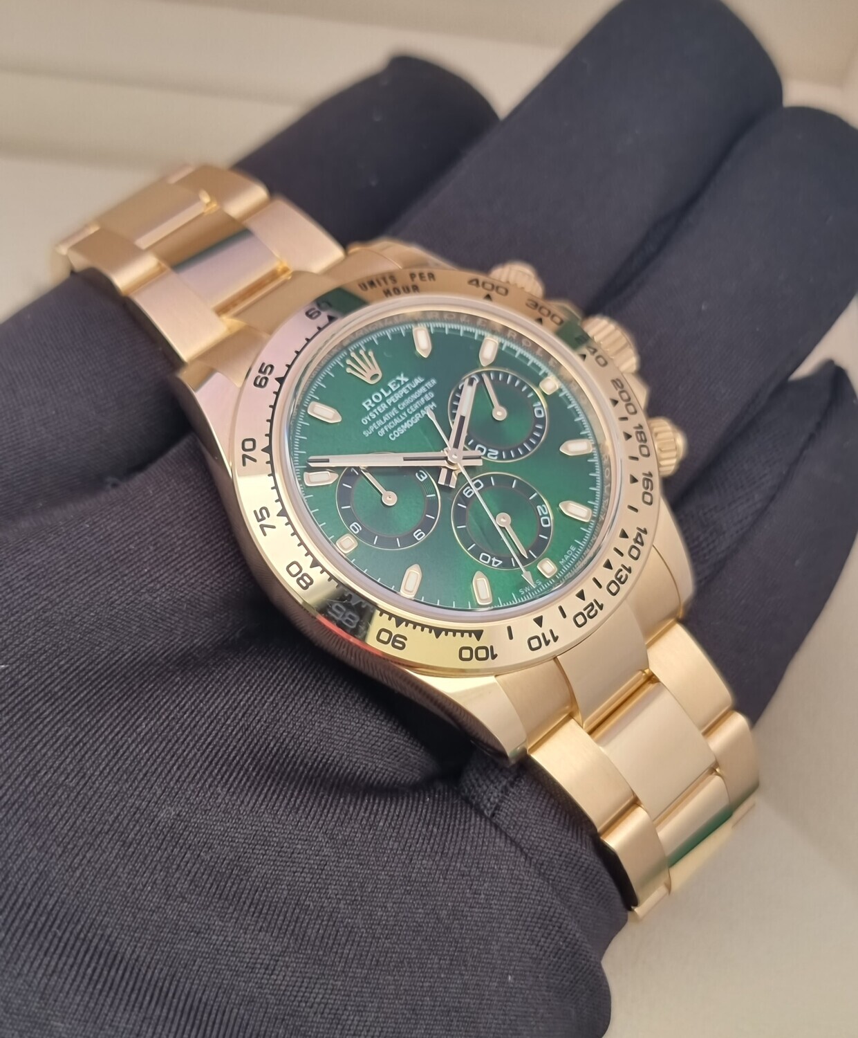 Rolex Daytona 116508 Green Dial &#39;John Mayer&#39; - 2023 New/Unworn, Now Discontinued