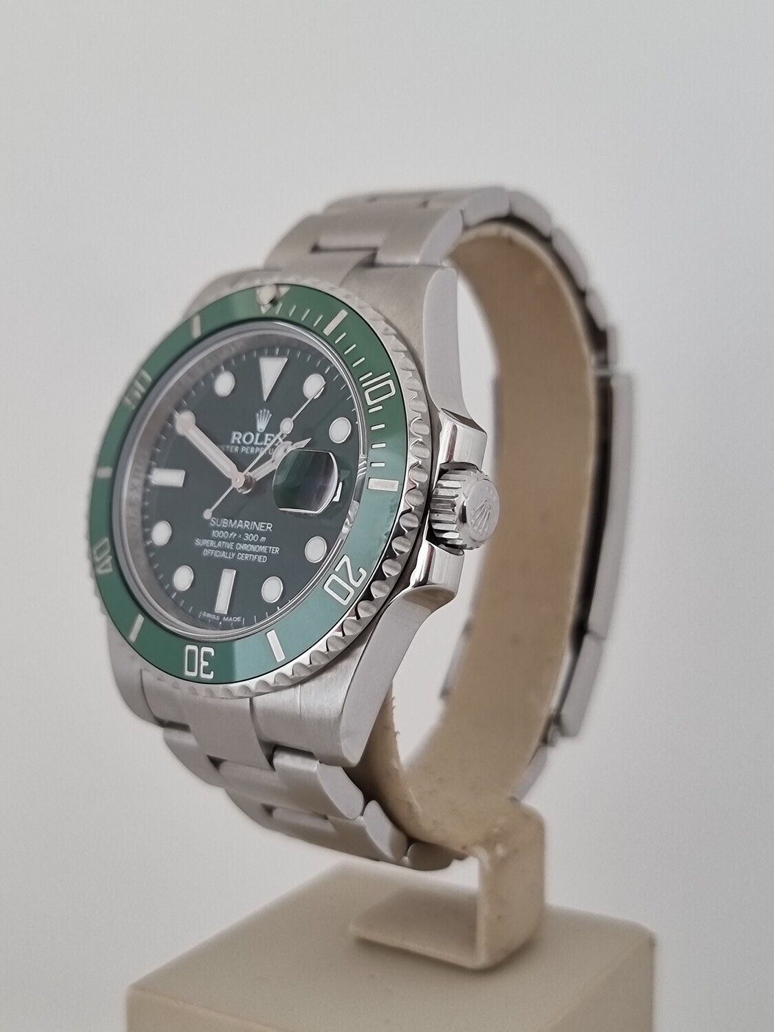 Rolex Submariner 116610LV Hulk, 2016 Full Set