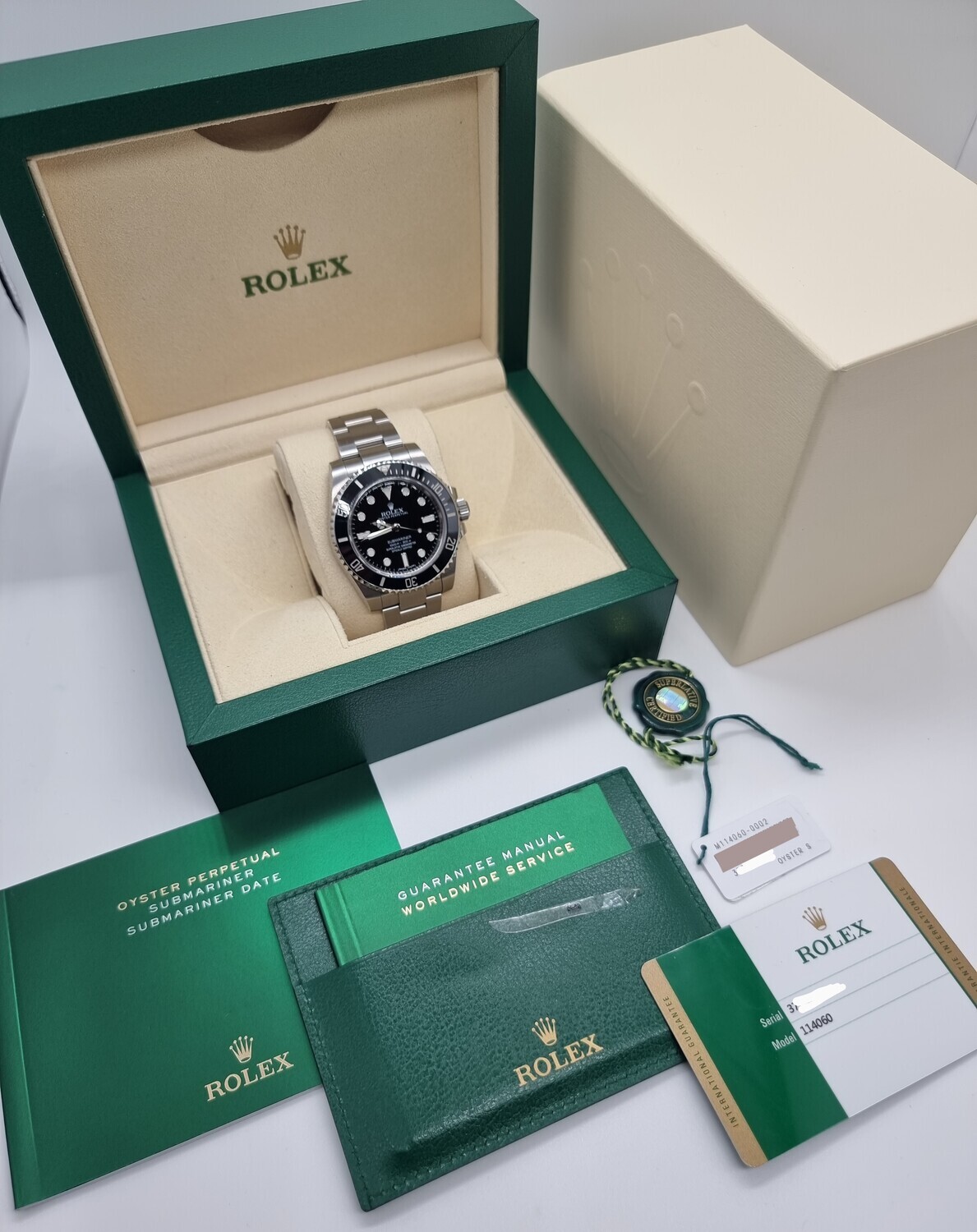 Rolex Submariner 114060 - 2017 Full Set - Some Stickers &amp; original receipt