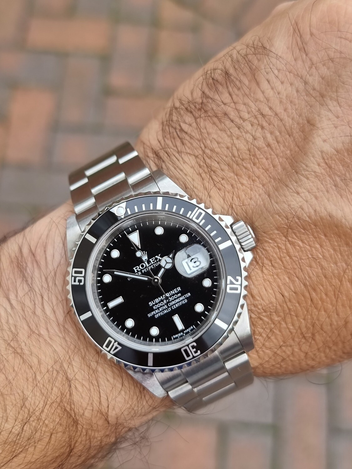 Rolex Submariner Date 16610, 2009 Full Set, Exceptional Condition Never Polished