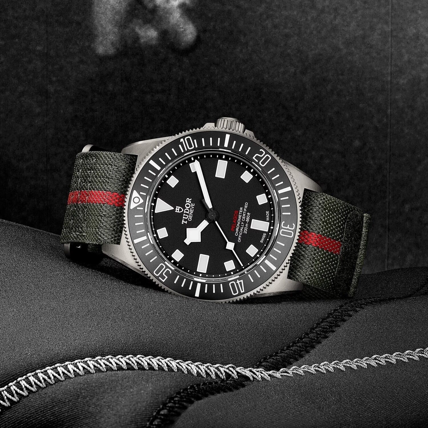 Tudor Pelagos FXD Black M25717N, New US Navy, 2023 Stickered Full Set