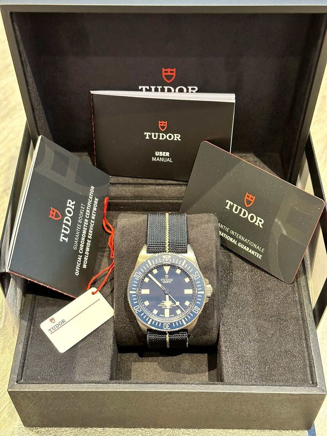 Tudor Pelagos FXD Blue Marine Nationale, M25707B - 2022 Full Set
