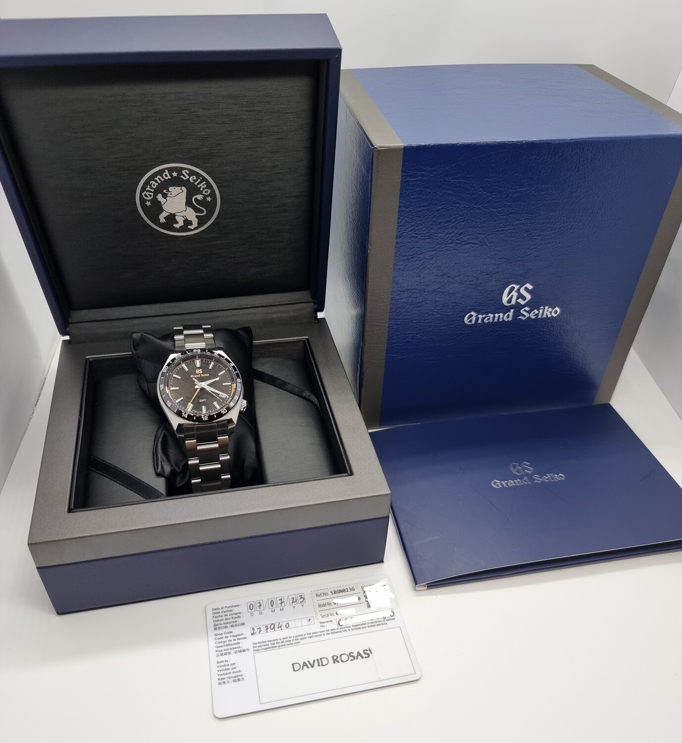 Grand Seiko GMT Limited Edition SBGN023G, New/Unworn 2023