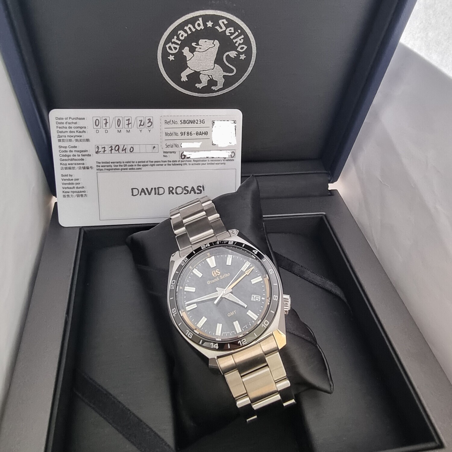 Grand Seiko GMT Limited Edition SBGN023G, New/Unworn 2023