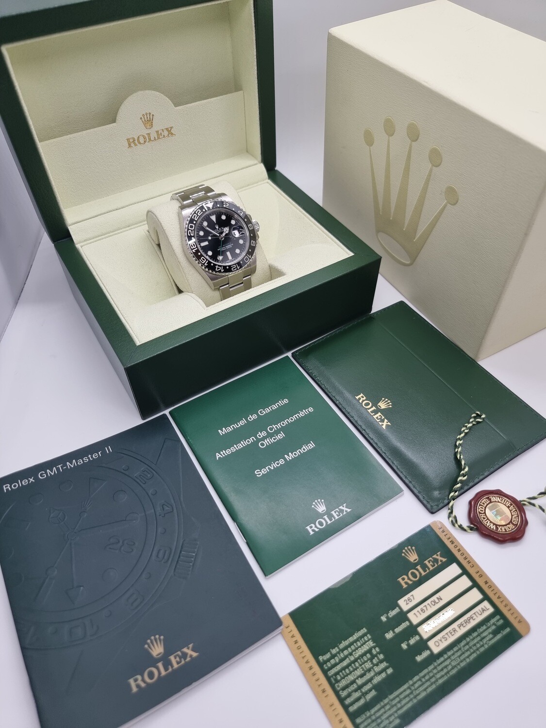 Rolex GMT Master II 116710LN - 2012 Full Set - Excellent condition