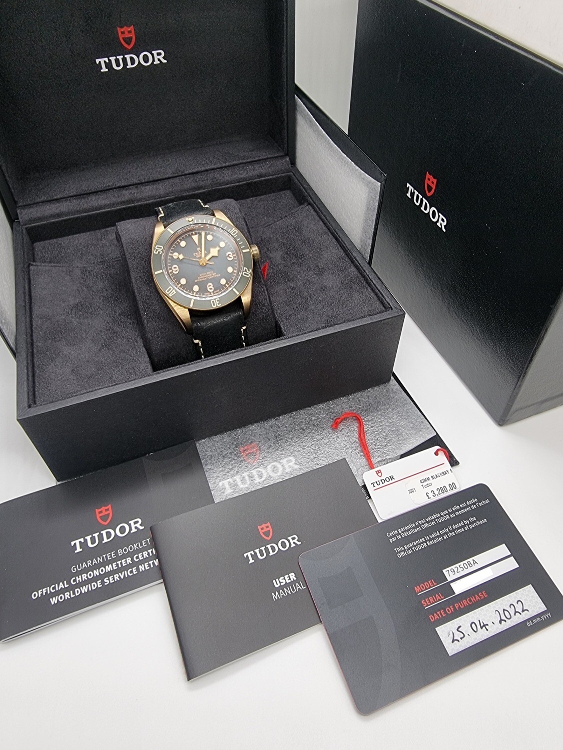 Tudor BlackBay Bronze 79250BA, Full Set, 2022