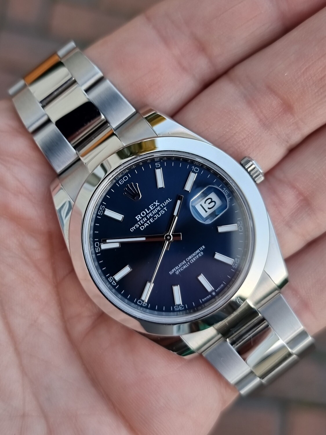 Rolex Datejust 126300 - 41mm Blue Dial - Full Set 2020 - Excellent Condition