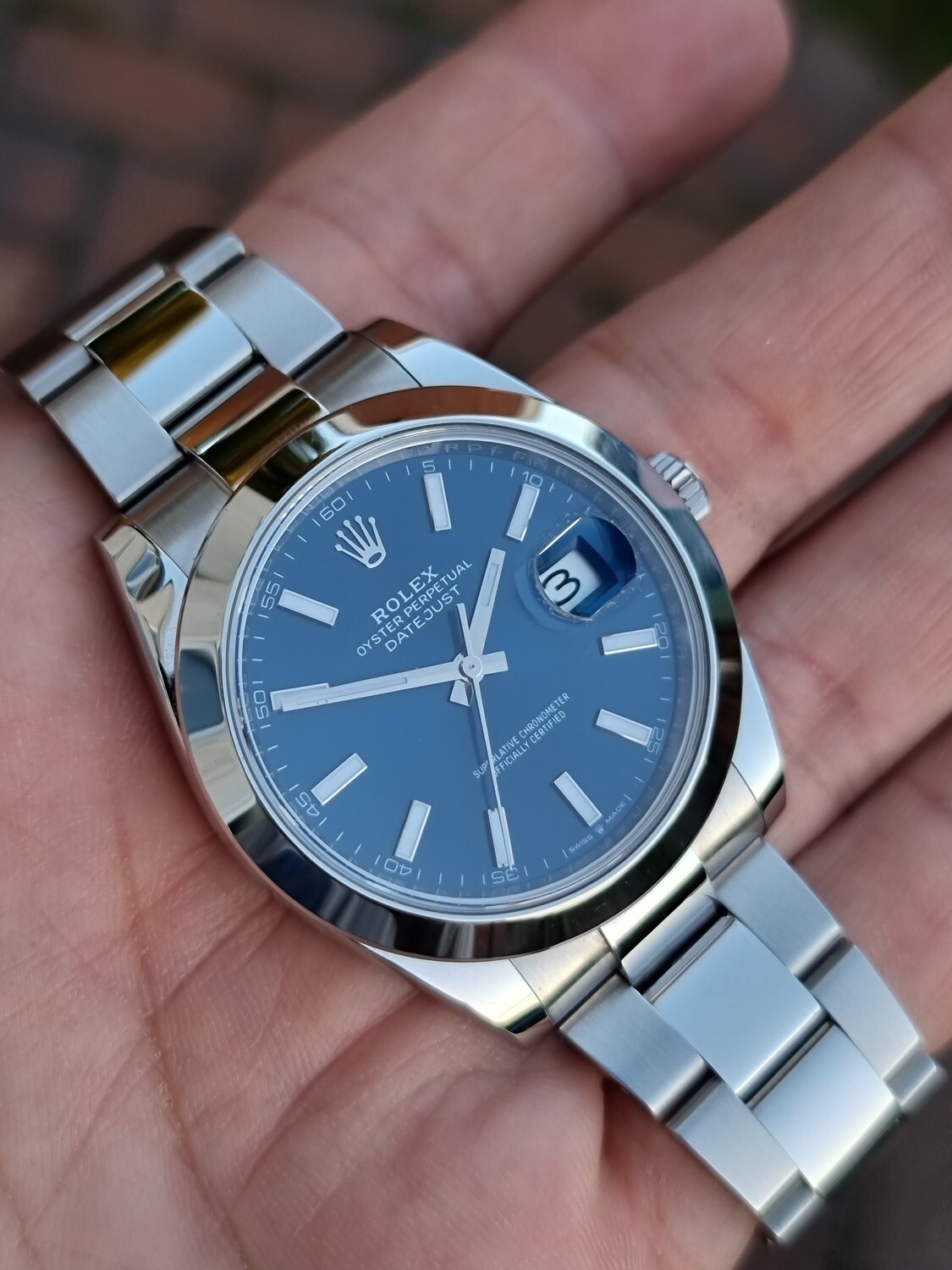Rolex Datejust 126300 - 41mm Blue Dial - Full Set 2020 - Excellent Condition