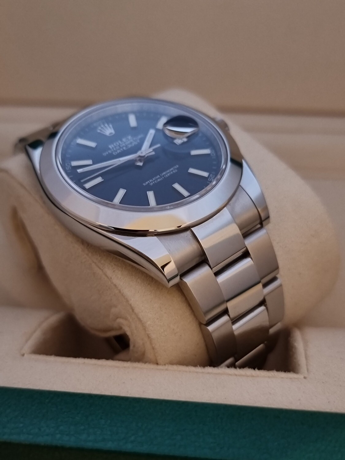 Rolex Datejust 126300 - 41mm Blue Dial - Full Set 2020 - Excellent Condition
