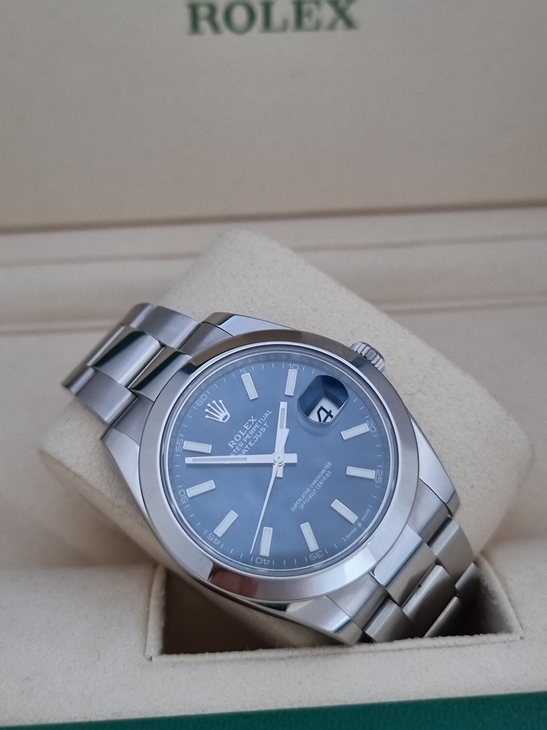Rolex Datejust 126300 - 41mm Blue Dial - Full Set 2020 - Excellent Condition