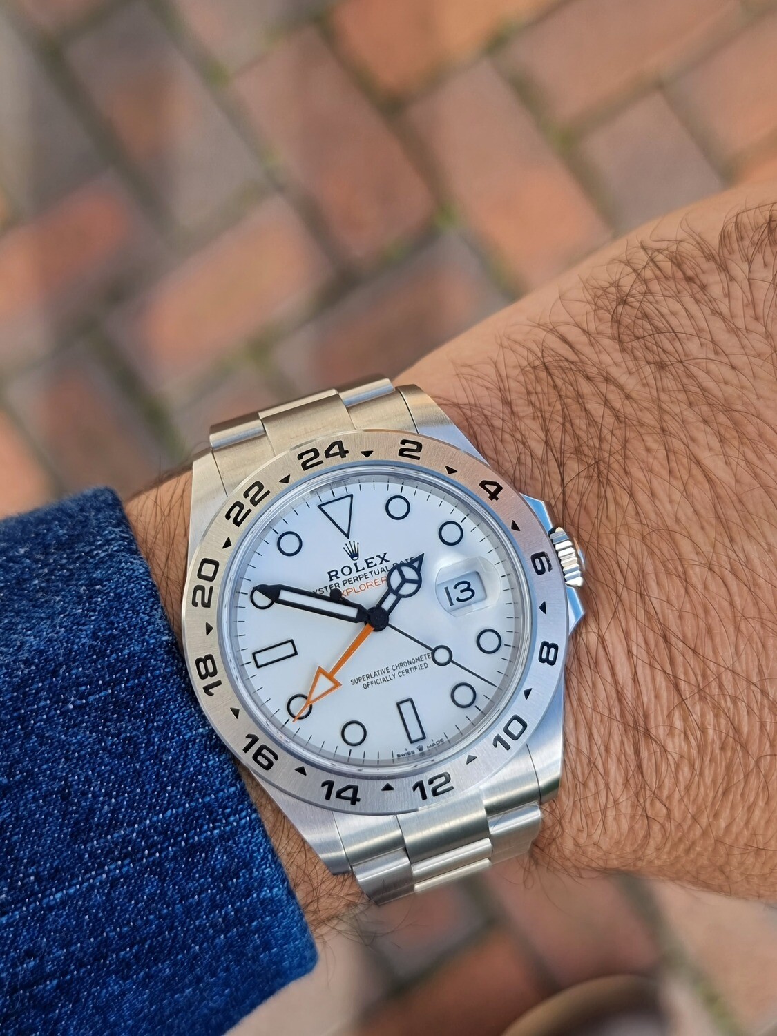 Rolex Explorer II 226570, 2023 Full Set, Excellent Condition