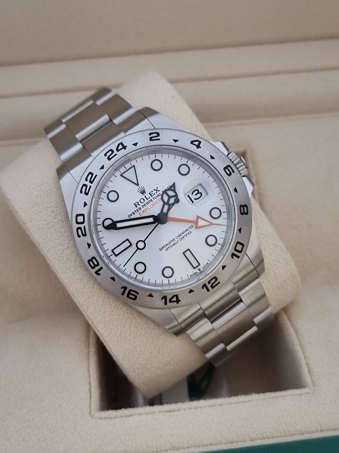 Rolex Explorer II 226570, 2023 Full Set, Excellent Condition