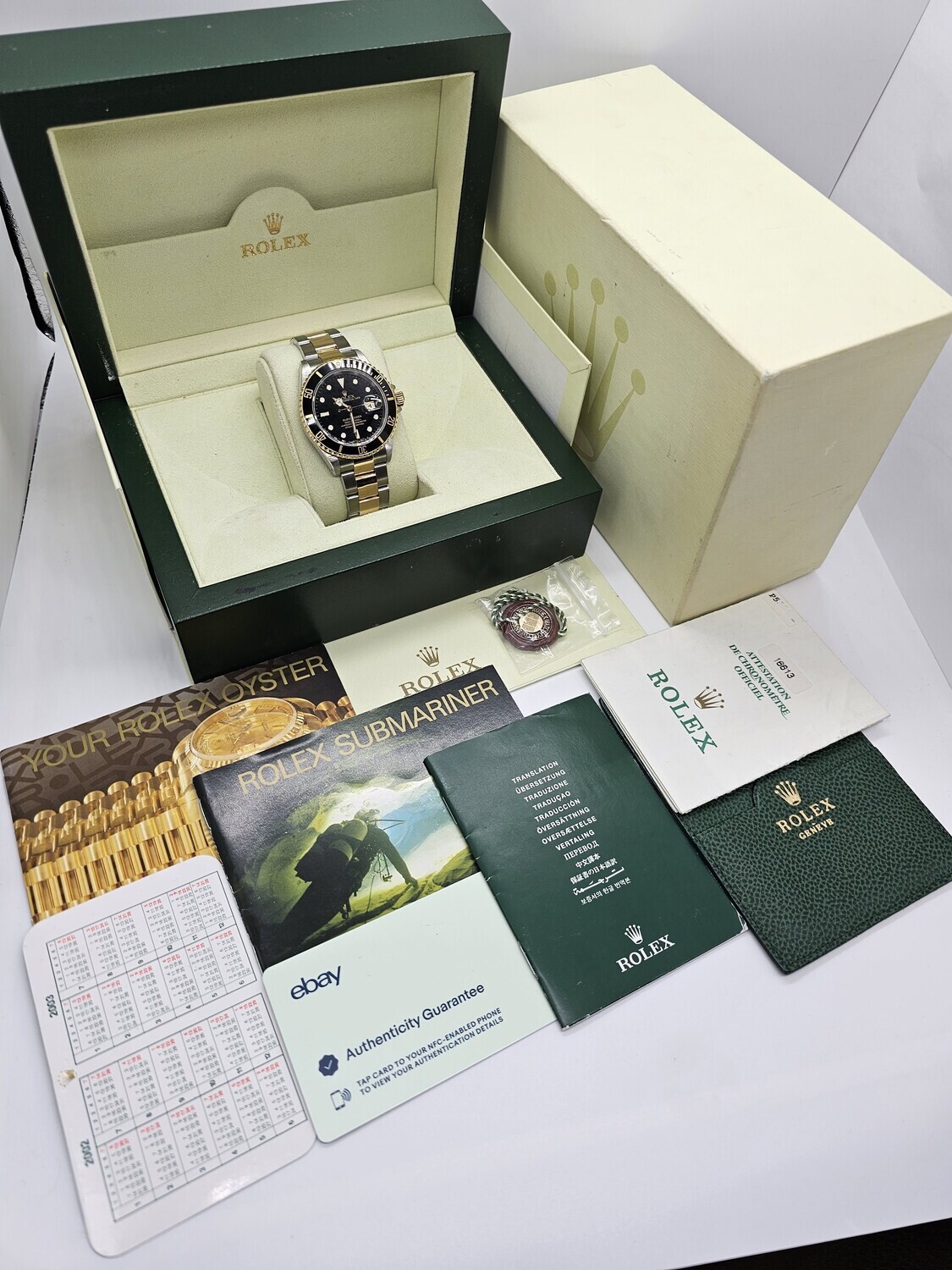 Rolex Submariner 16613LN - 2001 Full Set, Excellent Condition