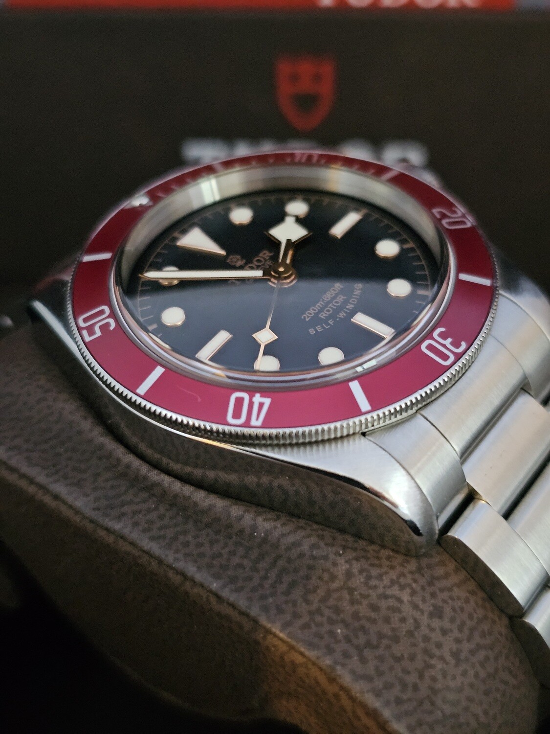 Tudor Black Bay 79220R ETA Red Bezel, 2014 Full Set, Excellent Condition