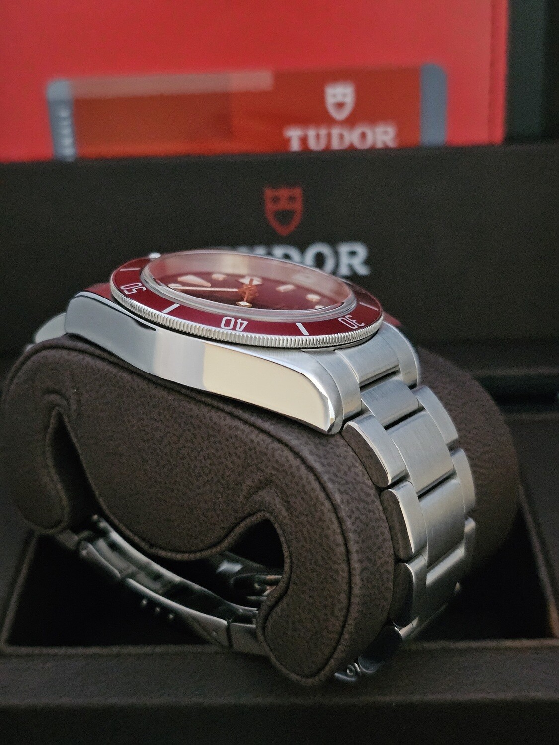 Tudor Black Bay 79220R ETA Red Bezel, 2014 Full Set, Excellent Condition