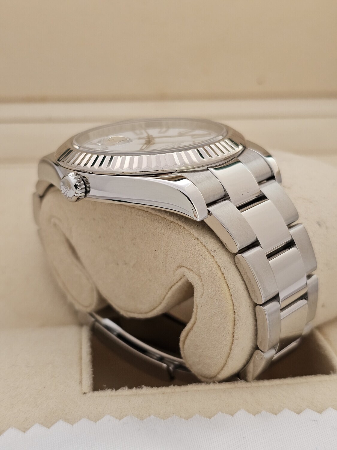Rolex Datejust II 116334, 2017 Full Set, White Dial