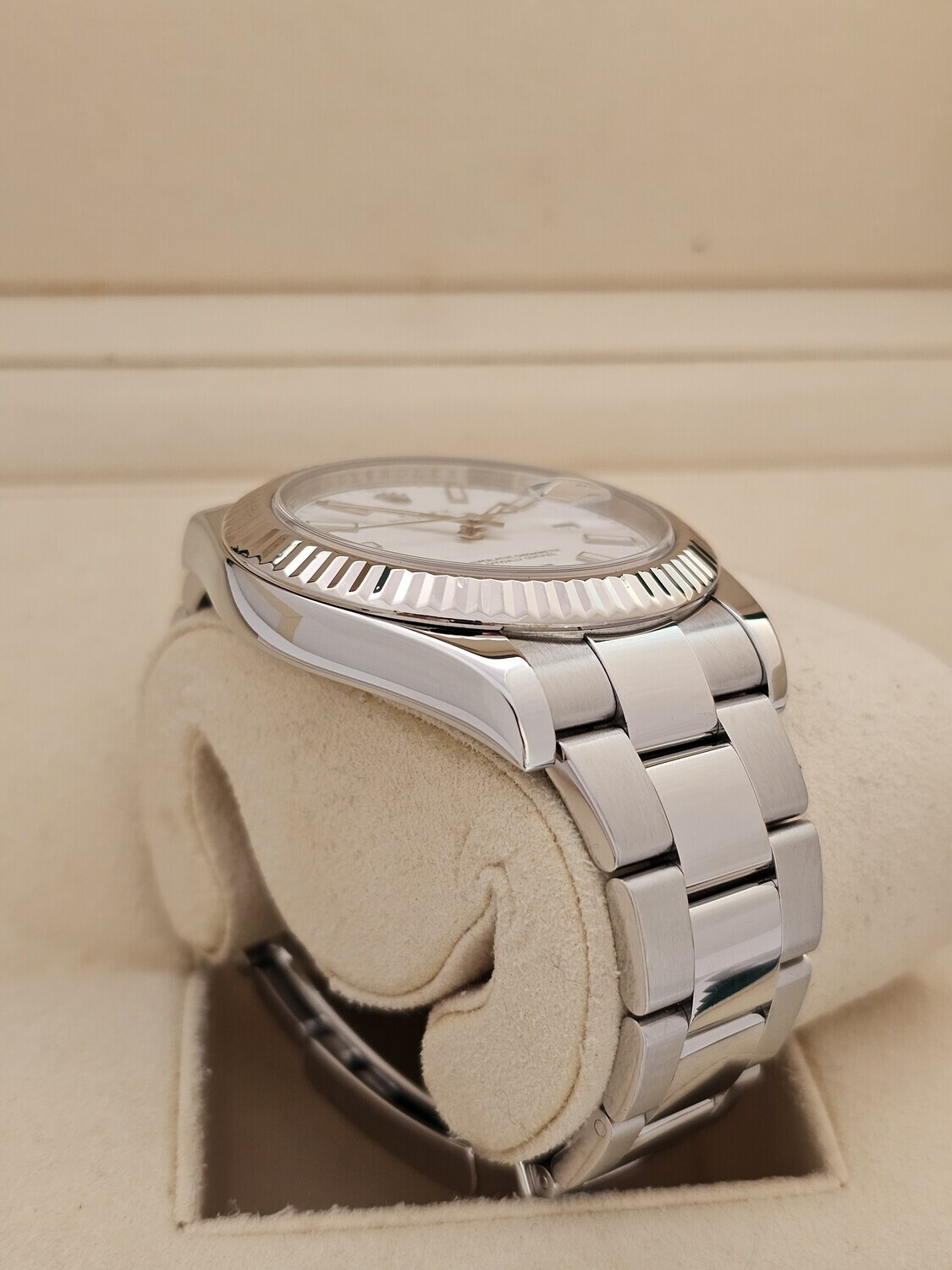 Rolex Datejust II 116334, 2017 Full Set, White Dial