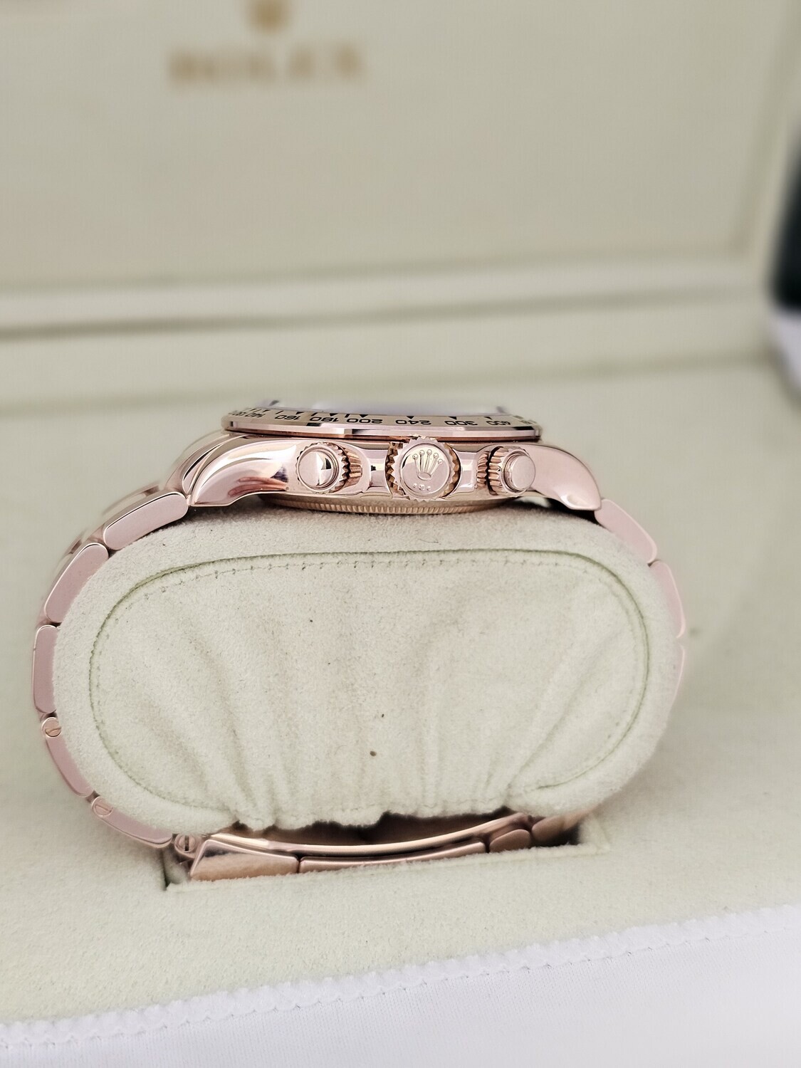 Rolex Daytona 116505, Rose Gold 2014 Full Set, 2018 Rolex Service Card