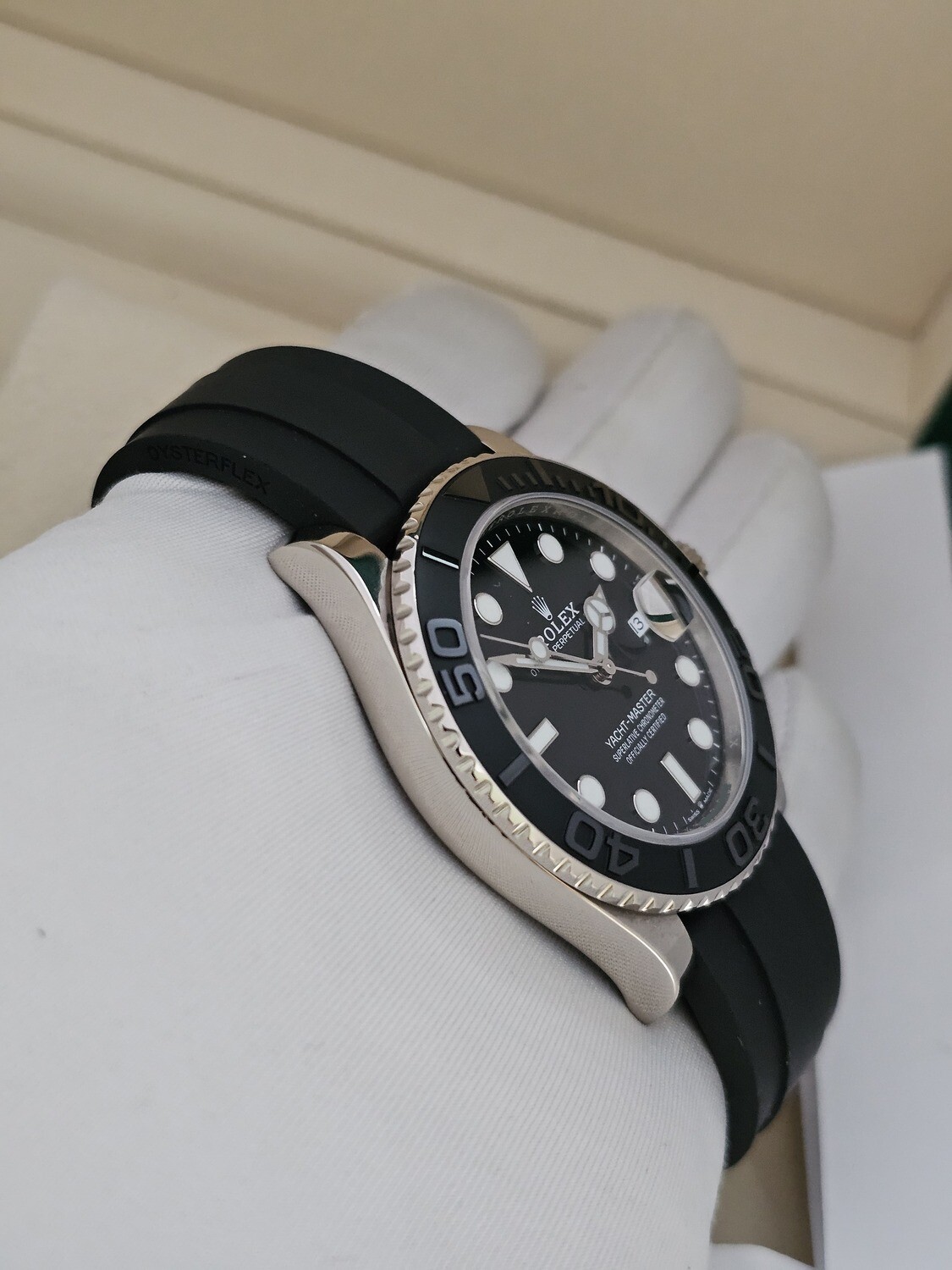 Rolex Yacht-Master 42mm 226659, 18K White Gold, 2022 Full Set