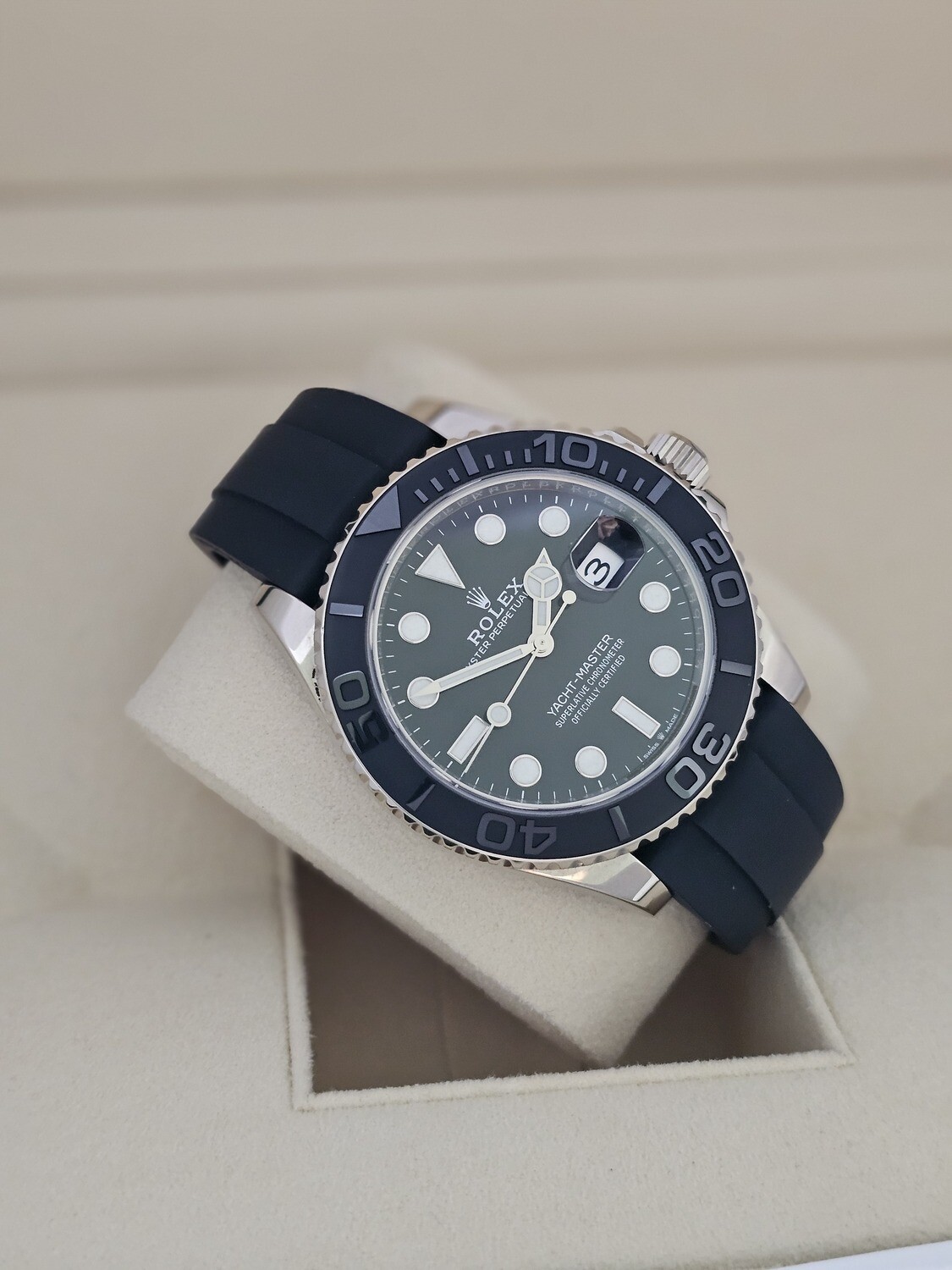 Rolex Yacht-Master 42mm 226659, 18K White Gold, 2022 Full Set