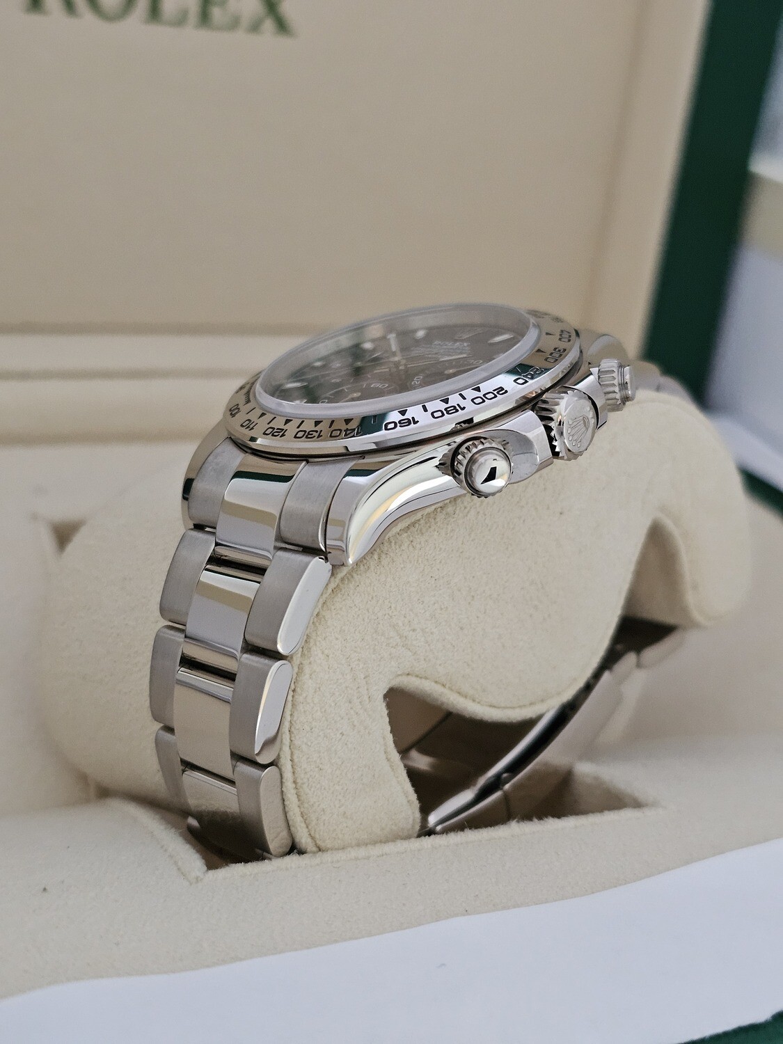 Rolex Cosmograph Daytona 116509 - 2023 Full Set, Blue Dial 18K White Gold